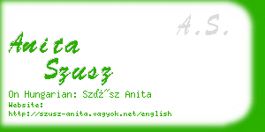 anita szusz business card